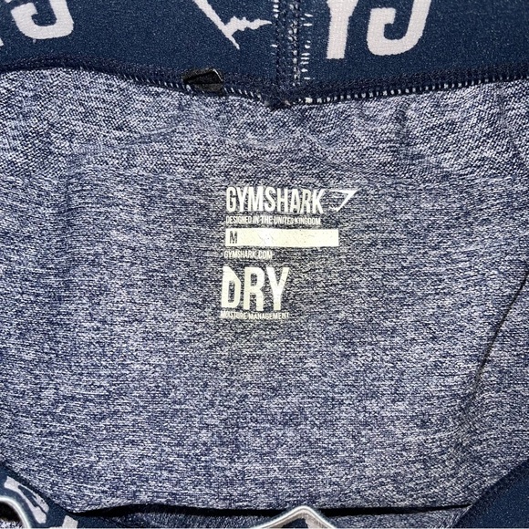 Gymshark Leggings Women's Size‎ Medium Blue Grey Flex Booty Contour Stretch - Picture 8 of 8